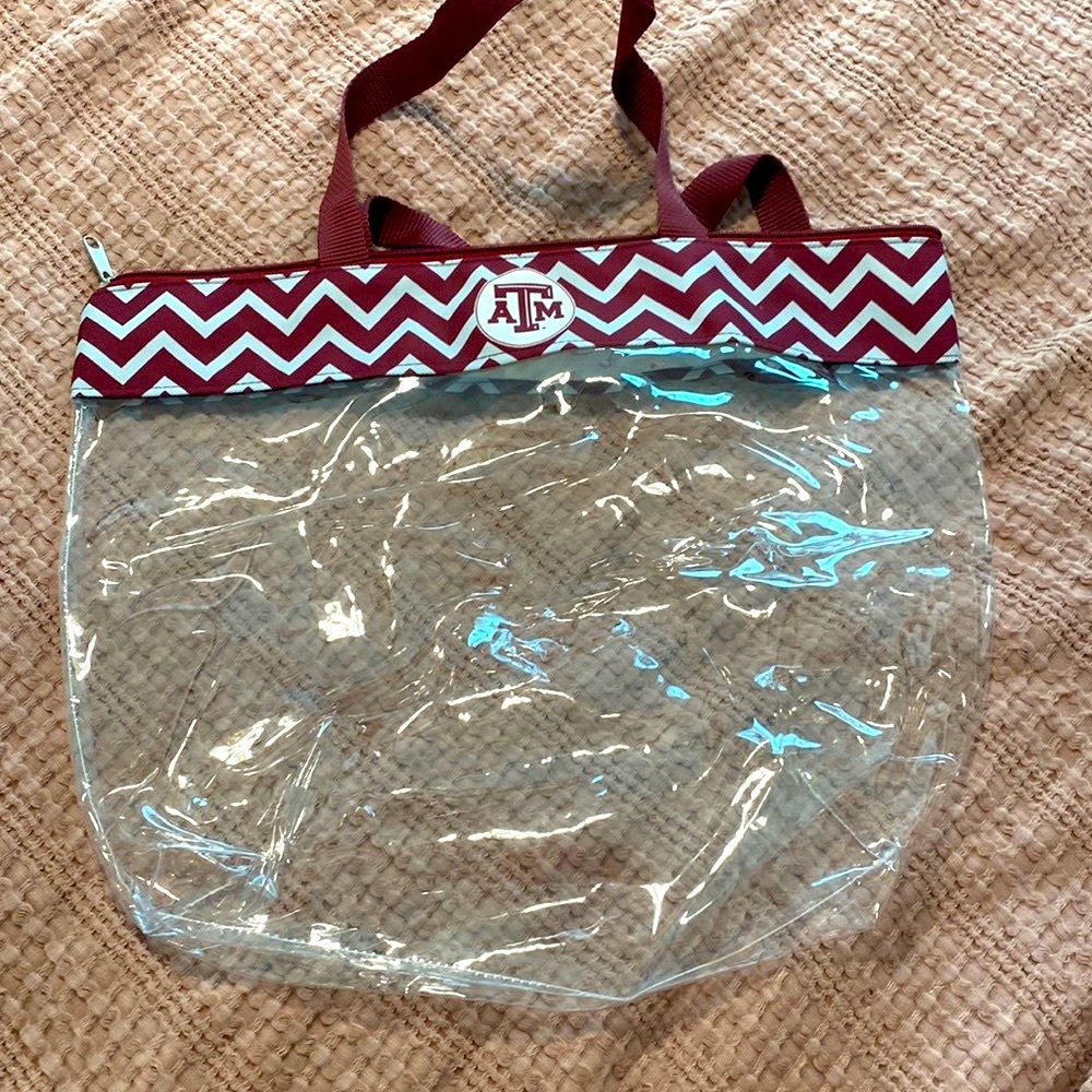 Clear A&M Game Day Tote Bag